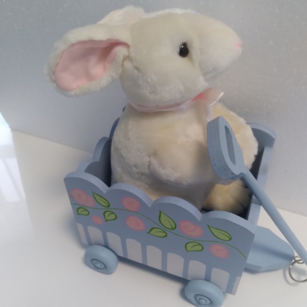 Easter bunny wagon so cute